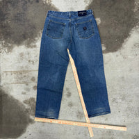 Vintage Y2K Nautica dark wash wide baggy jeans 2000s jeans