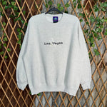 Vintage Y2K Las Vegas Nevada embroidered LV 1990s sweatshirt