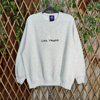 Vintage Y2K Las Vegas Nevada embroidered LV 1990s sweatshirt