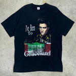 XXL - Vintage 90s elvis presley graceland big face t-shirt