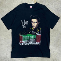 XXL - Vintage 90s elvis presley graceland big face t-shirt
