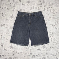 36 -Vintage Y2K platoon jeans baggy wide leg carpenter jorts