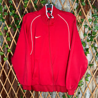 vintage y2k nike 2000s zip up embroider swoosh track jacket