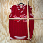 Vintage Y2K DELF knitted 1990s new york hip hop sweater vest