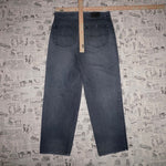 36 - Vintage Y2K Anchor blue baggy faded 2000s skate pants