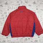 Medium - Vintage Y2K Nike zip up puffer 1990s quilted jacket