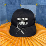 OSFA - Vintage 90s power lightning embroider john deere hat