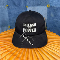 OSFA - Vintage 90s power lightning embroider john deere hat