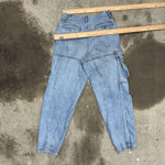 Vintage y2k bugle boy light wash 1990s faded cargo pants