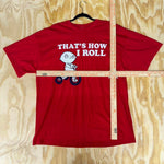 Vintage y2k "thats how i roll" stewie griffin family guy tee