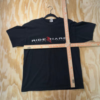 Vintage Y2K ride hard Snowbird utah snowboard 2000s t-shirt