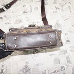 OSFA - belt buckle strap silver hardware 2000s western purse