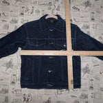 Small - Vintage Y2K FuBu 2000s denim trucker femme jacket