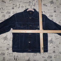 Small - Vintage Y2K FuBu 2000s denim trucker femme jacket