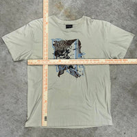 Vintage / Y2k fox racing beige motocross T-Shirt