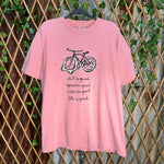 Vintage Y2K precarious 1990s faded bicycle bike t-shirt