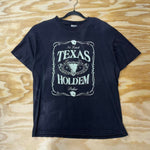 Vintage y2k no limit texas hold em poker jack daniels tshirt