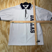 Vintage Y2K Dallas texas jersey 2000s polo 1/4 zip t-shirt