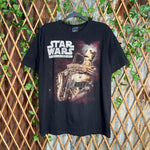 Vintage Y2K Star Wars a musical journey C-3PO 2000s t-shirt