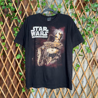 Vintage Y2K Star Wars a musical journey C-3PO 2000s t-shirt