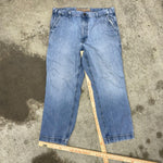 Vintage y2k eddie bauer Carpenter faded workwear 90s jeans