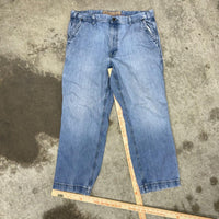 Vintage y2k eddie bauer Carpenter faded workwear 90s jeans