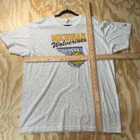 Vintage Y2K Michigan College University wolverines 00s shirt