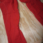 42 - Vintage Y2K MECCA red denim hip hop baggy 1990s pants