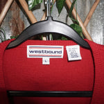 Large - Vintage Y2K westbound embroider 1990s knit sweater