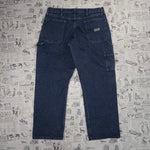 38 - Vintage Y2K Wrangler carpenter denim pants 2000s jeans