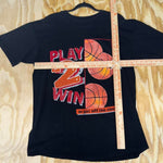 XL - Vintage y2k play 2 win basketball t-shirt