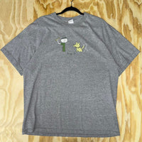 Vintage y2k cartoon stick figure t-shirt