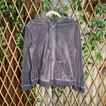 Vintage Y2K NY&C Velour FEMME 2000s prep light zip up hoodie