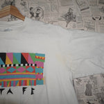 XL - Vintage Y2K Santa Fe vacation abstract art 90s t-shirt