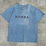 Vintage y2k tie dye style honda spellout car promo t-shirt