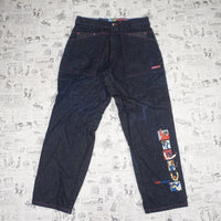 36X34 - Vintage Y2K Platinum Fubu Pants embroidered fat