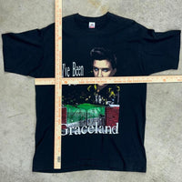 XXL - Vintage 90s elvis presley graceland big face t-shirt