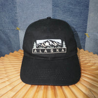 OSFA - Vintage Y2K Alaska embroidered 00a mountain tree hat
