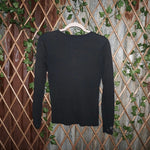 Medium- Vintage Y2K rhinestone bling royal long sleeve shirt