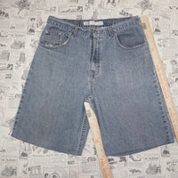 33x30 - Vintage Y2K faded glory denim faded carpenter jorts