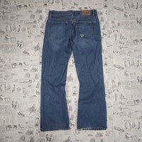 34 - Vintage Y2K guess jeans wide leg baggy 00s denim pants