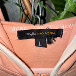 Vintage Y2K BCBG femme 2000s rhinestone bling zip up hoodie