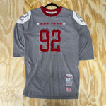 XL- Vintage y2k phat farm jersey 3/4 long sleeve hip hop style