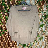 Vintage y2k juicy couture lightweight distressed fem sweater