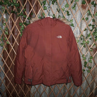 Medium- Vintage Y2K the north face embroider fur hood jacket