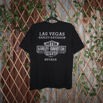 Medium - Vintage Y2K Harley Davidson biker 00s skull t-shirt