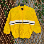 Vintage Y2K Nike stripe embroidered 1990s youth windbreaker