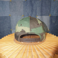 OSFA - Vintage Y2K PUREGRO embroider patch military camo hat