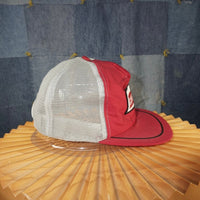 OSFA - Vintage Y2K case HI embroidered Patch trucker hat