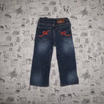 3T - Vintage Y2K rocawear denim pants embroider youth jeans
